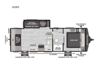 Outback 252RD Floorplan Image