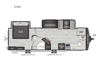 Outback 271FK Floorplan Image