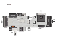Outback 330RL Floorplan Image
