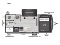 Outback OBX 18BHS Floorplan Image