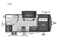 Outback OBX 19RBS Floorplan Image