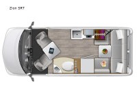 Roadtrek Zion SRT Floorplan Image