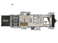 Sportster X 26X Floorplan Image