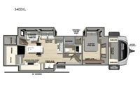 Vibe 3400XL Floorplan Image