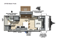 IBEX 19MSB Beast Mode Floorplan Image