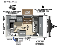IBEX 16MRJ Beast Mode Floorplan Image