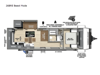 IBEX 26BRE Beast Mode Floorplan Image