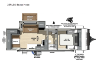 IBEX 25RLSS Beast Mode Floorplan Image