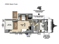 IBEX 25RBH Beast Mode Floorplan Image