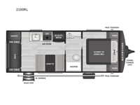 Springdale 2100RL Floorplan Image