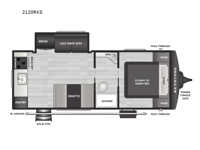 Springdale 2120RKS Floorplan Image