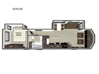 Wildwood Lodge 353FLFB Floorplan Image