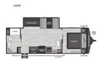 Springdale 240RB Floorplan Image