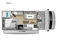 Sunseeker Classic 23504X4 Floorplan Image