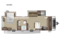 GSL 263KBS Floorplan Image