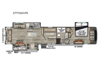SportTrek Touring Edition STTF363VFR Floorplan Image