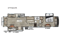 SportTrek Touring Edition STTF363VFR Floorplan Image
