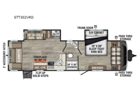 SportTrek Touring Edition STT302VRD Floorplan Image