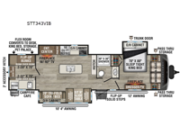 SportTrek Touring Edition STT343VIB Floorplan Image