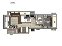 Tracer 286RL Floorplan Image