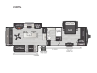 Montana 3100RL Floorplan Image