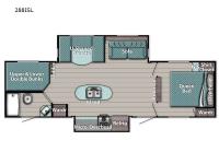 Conquest Supreme Series 288ISL Floorplan Image