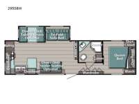Conquest Supreme Series 295SBW Floorplan Image
