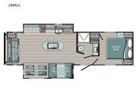 Conquest Supreme Series 299RLI Floorplan Image