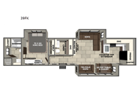 LaCrosse 39FK Floorplan Image