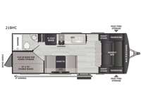 Bullet Classic 21BHC Floorplan Image