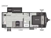 Bullet Classic 21RKCWE Floorplan Image