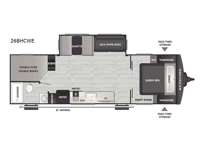 Bullet Classic 26BHCWE Floorplan Image
