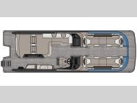 Excalibur - 27 FT Versatile Rear Bench Windshield Floorplan Image
