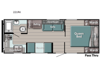 Innsbruck Ultra Lite 221RK Floorplan Image