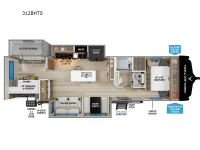 Reflection 312BHTS Floorplan Image