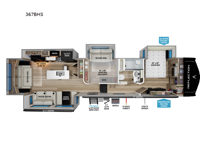 Reflection 367BHS Floorplan Image