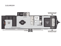 Springdale MAX 31SUNROOM Floorplan Image