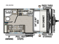 Campbound CB130CRD Floorplan Image