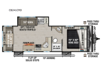 Campbound CB241CRD Floorplan Image