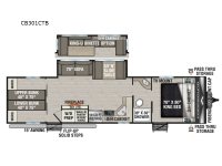 Campbound CB301CTB Floorplan Image