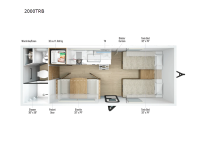 Micro Minnie 2000TRB Floorplan Image