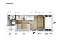 Micro Minnie 2000MRB Floorplan Image