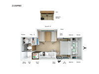 Micro Minnie 2108FBS Floorplan Image