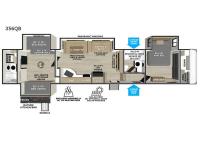 Wildwood Heritage Glen 356QB Floorplan Image