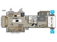 Wildwood Heritage Glen 308RL Floorplan Image
