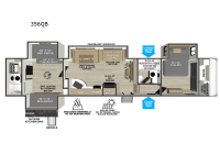Salem Hemisphere 356QB Floorplan Image
