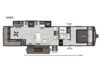 Cougar Half-Ton 30REP Floorplan Image