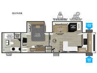 Salem Hemisphere 261FKRB Floorplan Image
