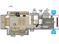 Salem Hemisphere 275RL Floorplan Image