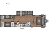 Shasta 31QB Floorplan Image